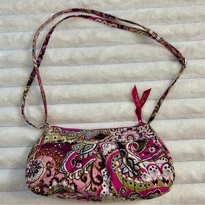 Vera Bradley Retired Frannie “Very Berry Paisley” Small Crossbody bag